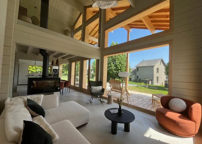 Chalet Coeur Cevennes Wooden Saint-Sauveur-Camprieu